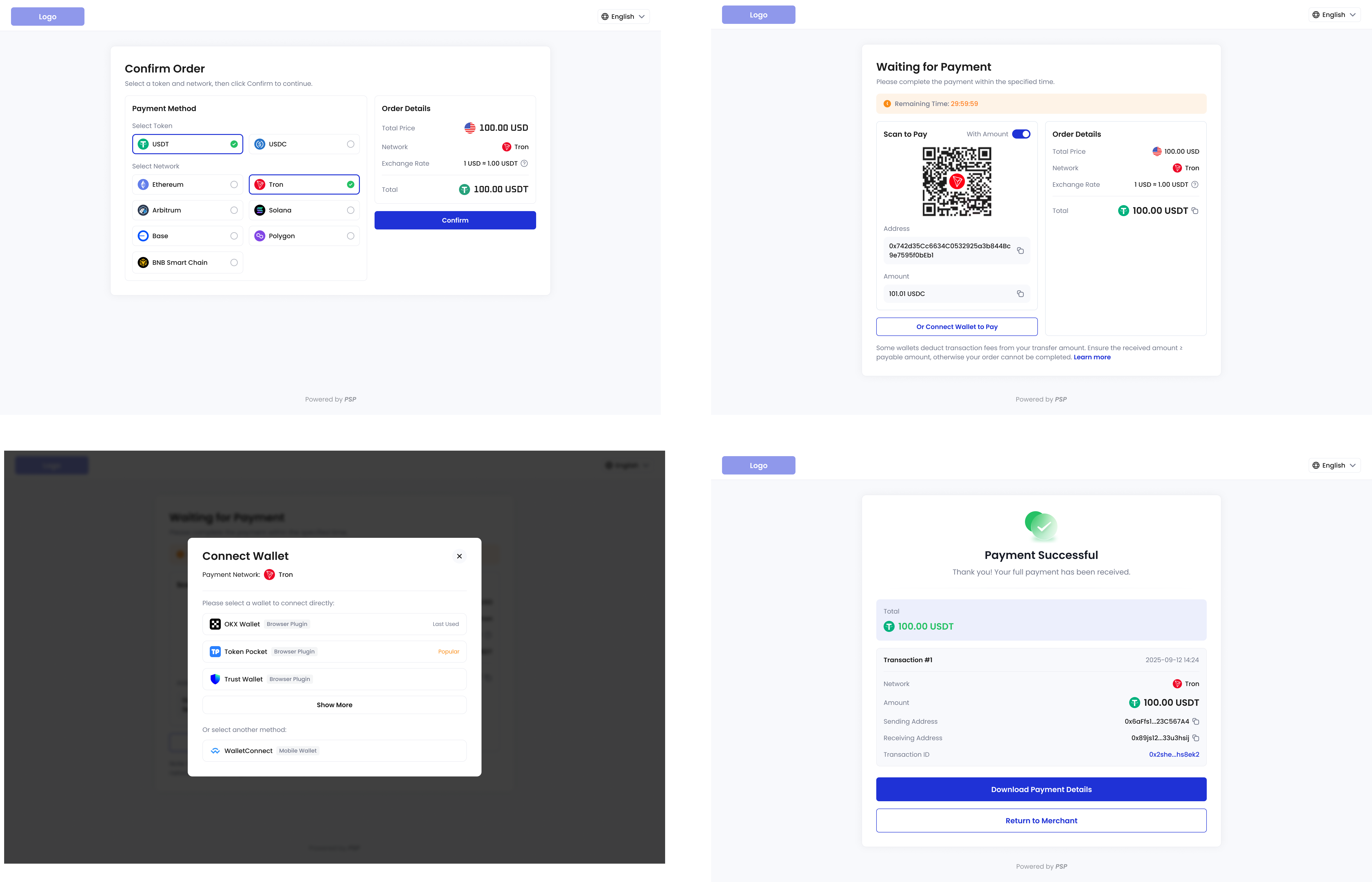 PC Payment Link Page