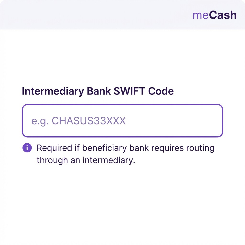 Intermediary Bank Field Reference