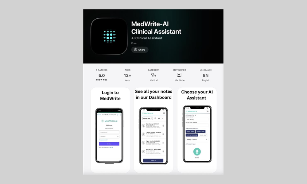Download the App - MedWrite.ai