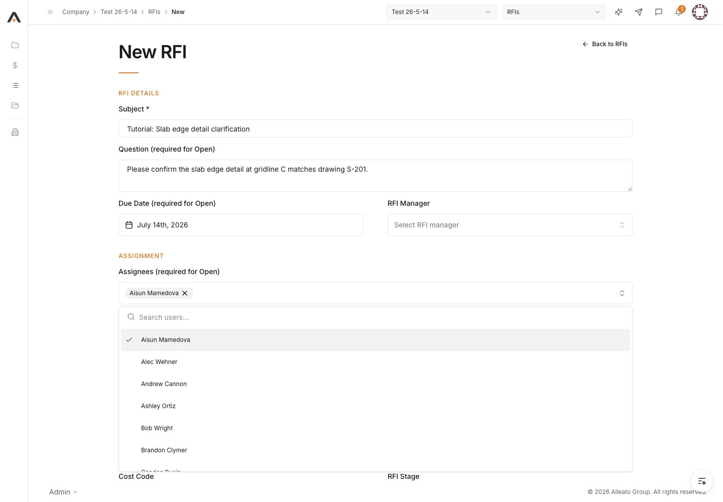 Add optional details