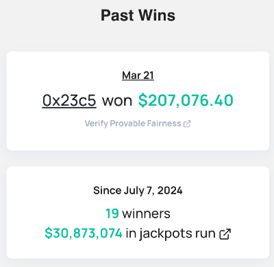 Past winners