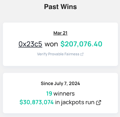 Past winners