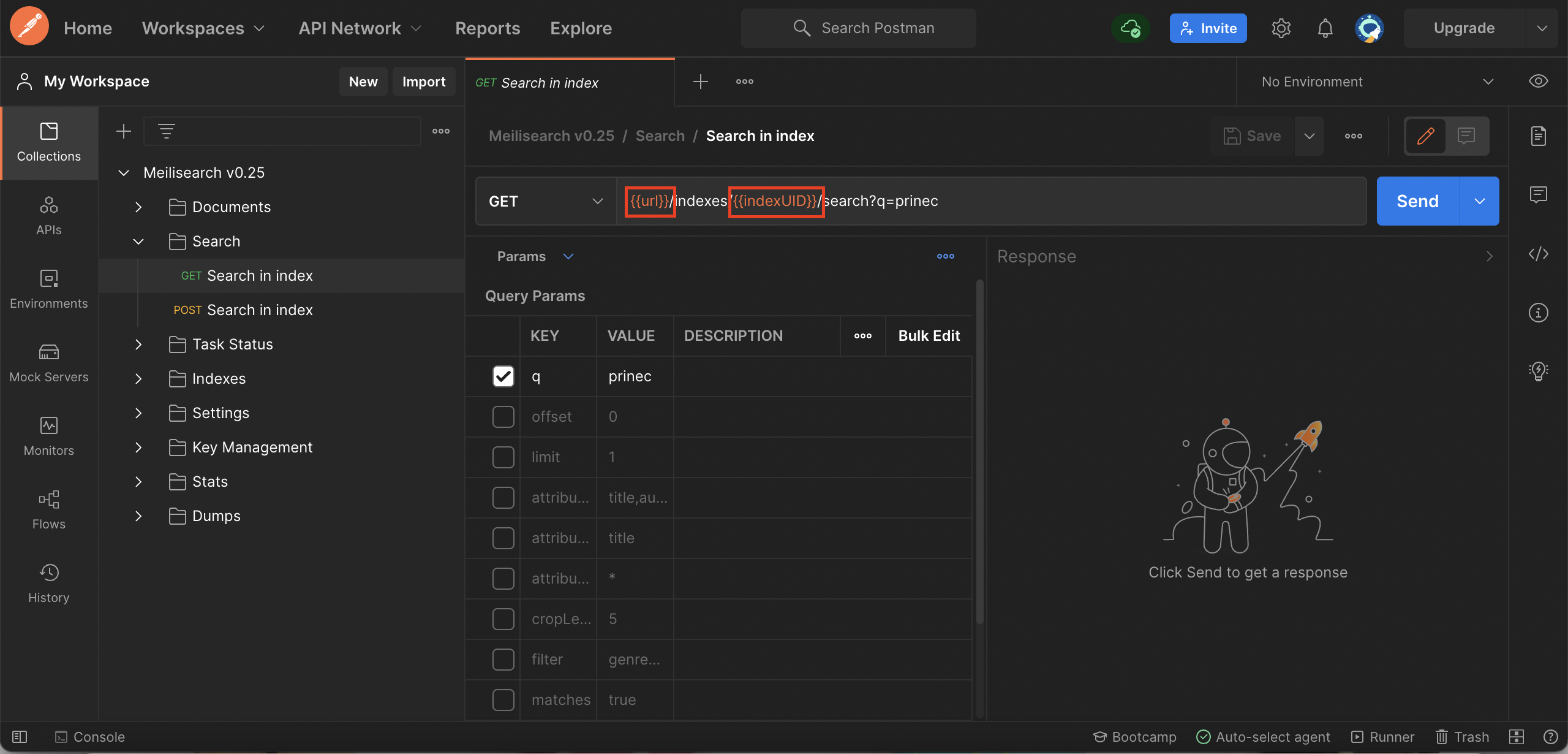 Highlighting {{url}} and {{indexUID}}