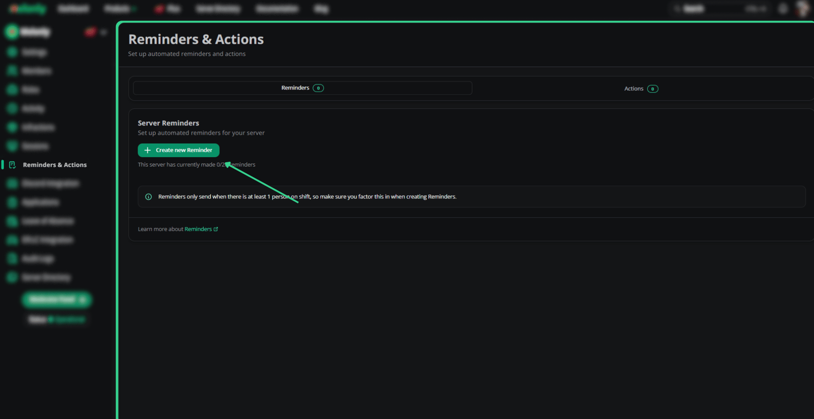 Melonly Dispatch Reminders and Actions - Melonly