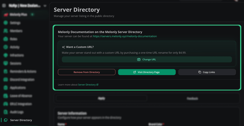 Directory Server Example Server Directory - Melonly