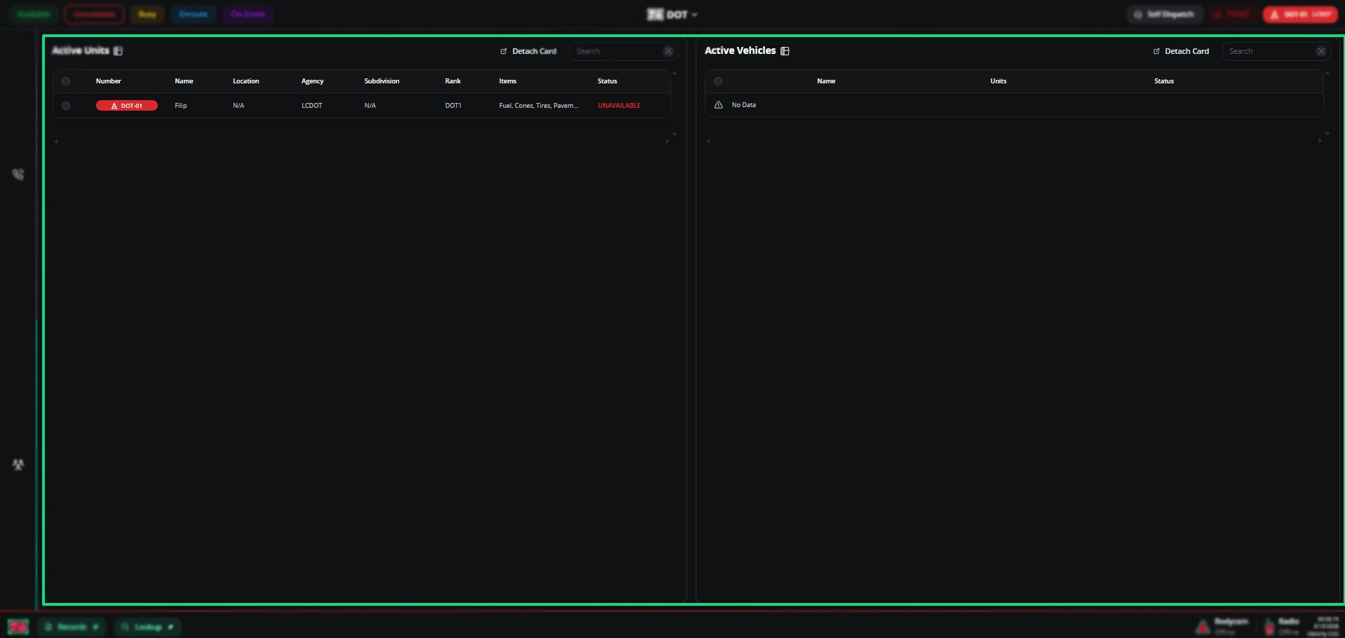 Melonly Dispatch DOT Panel - Melonly