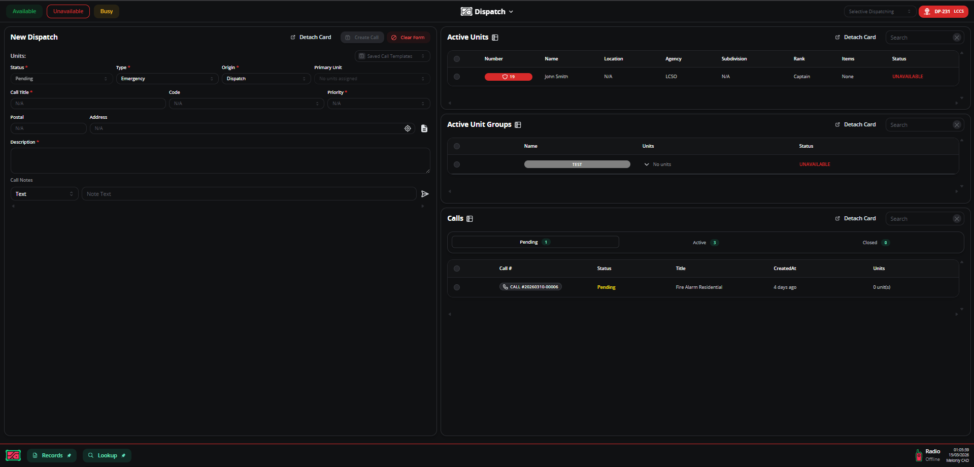 Melonly Dispatch Dispatch Panel - Melonly