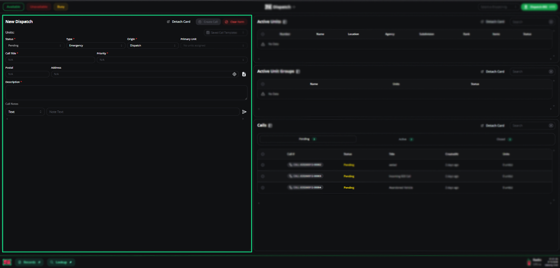 Dispatch Panel - Melonly
