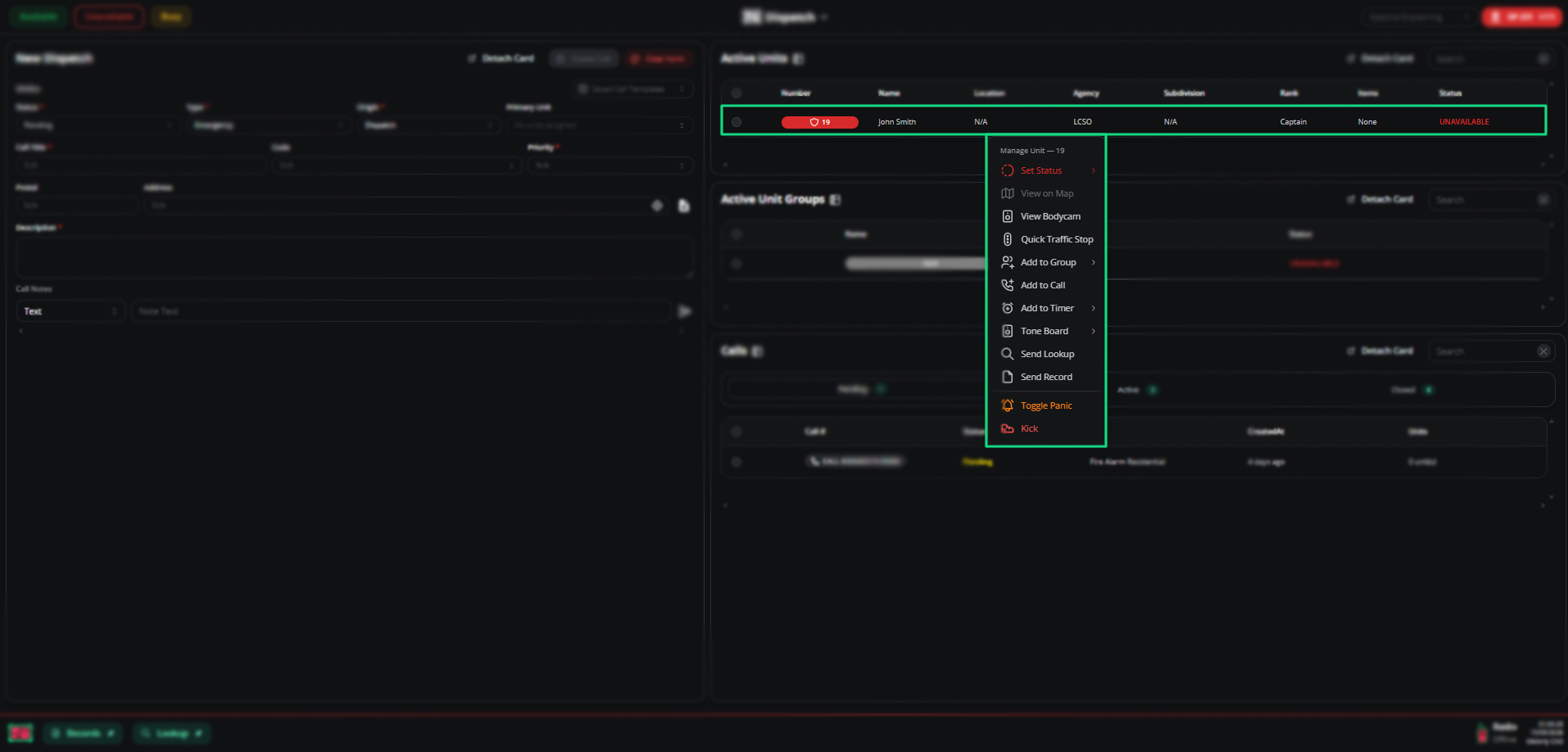 Dispatch Panel - Melonly