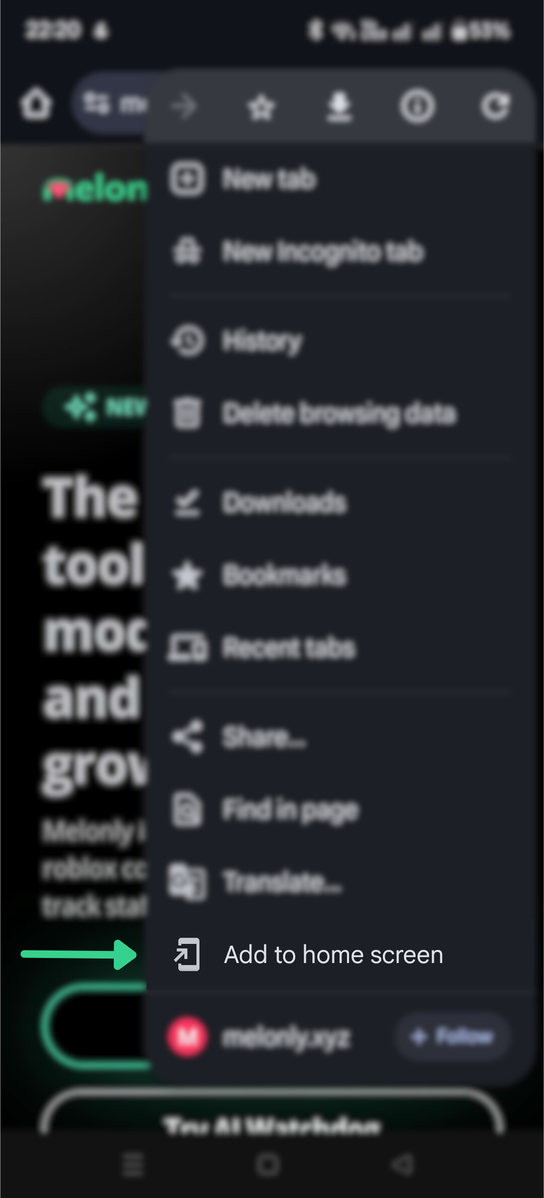 Android Add to Home Screen