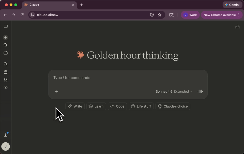 Claude connector setup flow