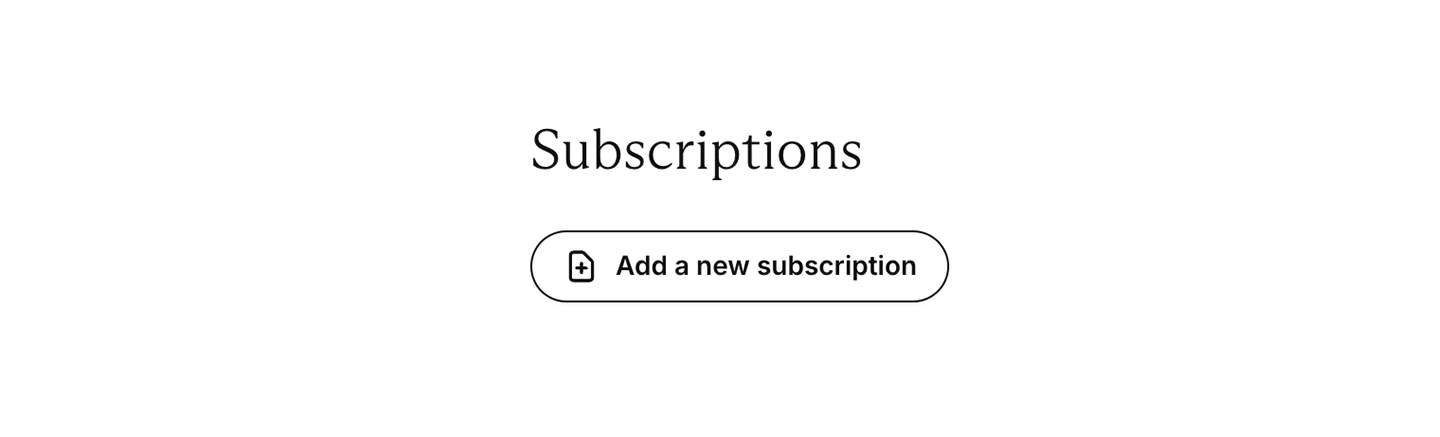 Add a new subscription