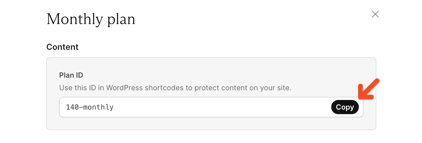 Finding a plan's slug