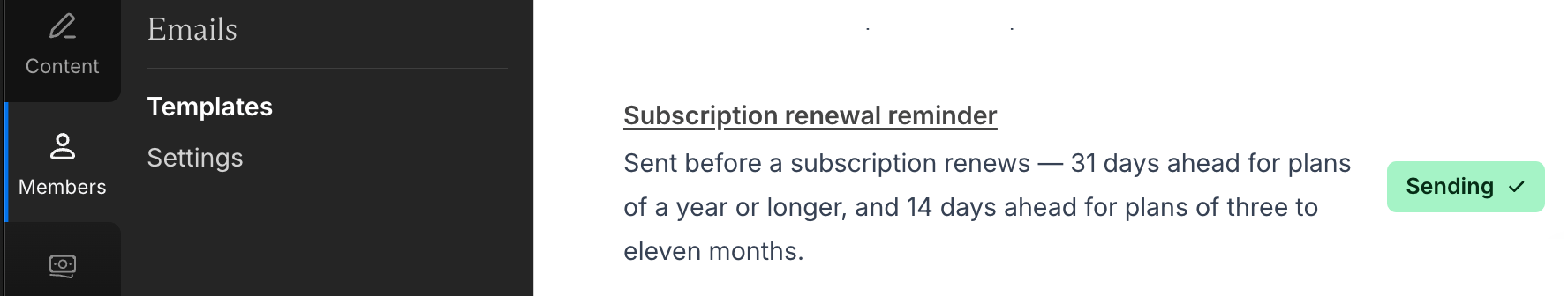 Subscription Renewal Reminder 1