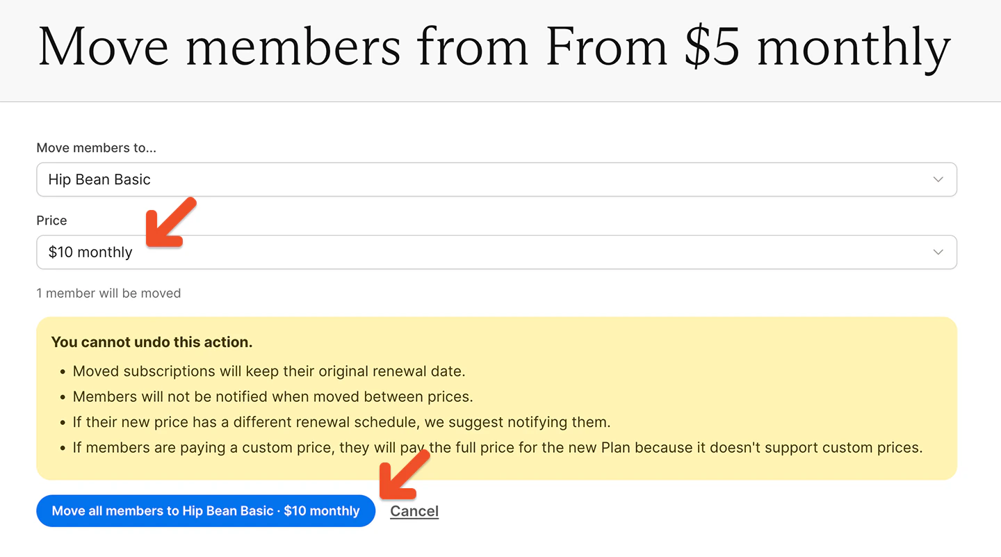 Move all members