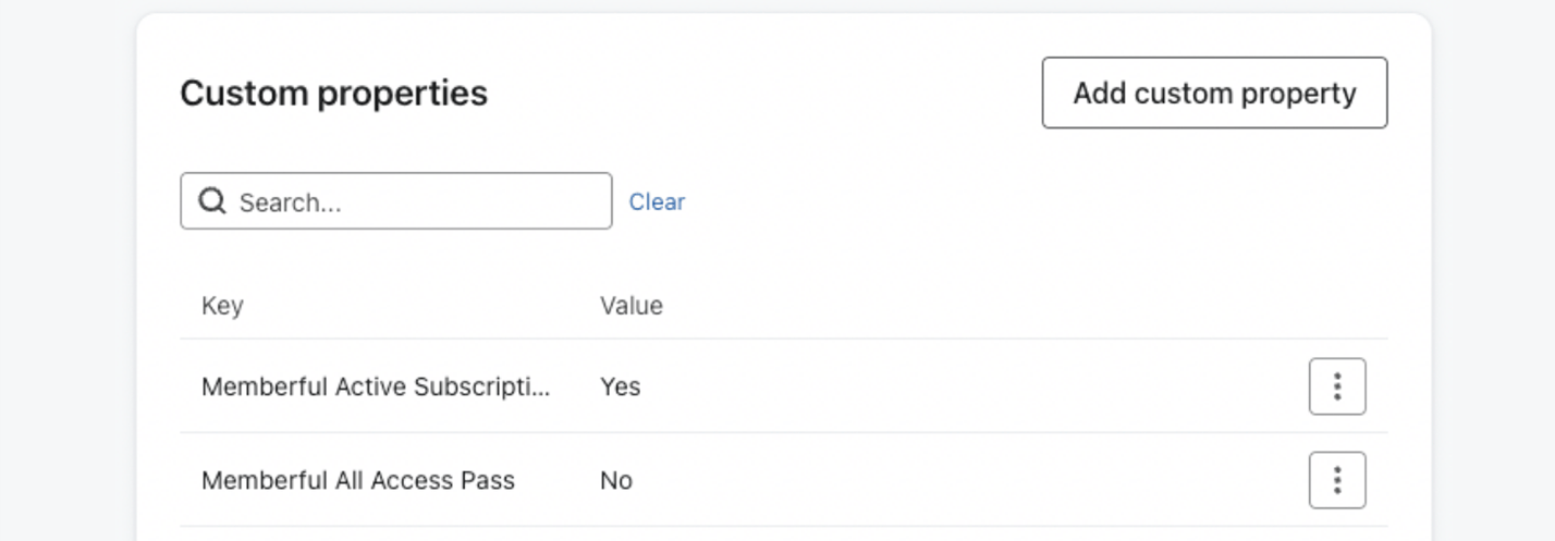 Memberful properties
