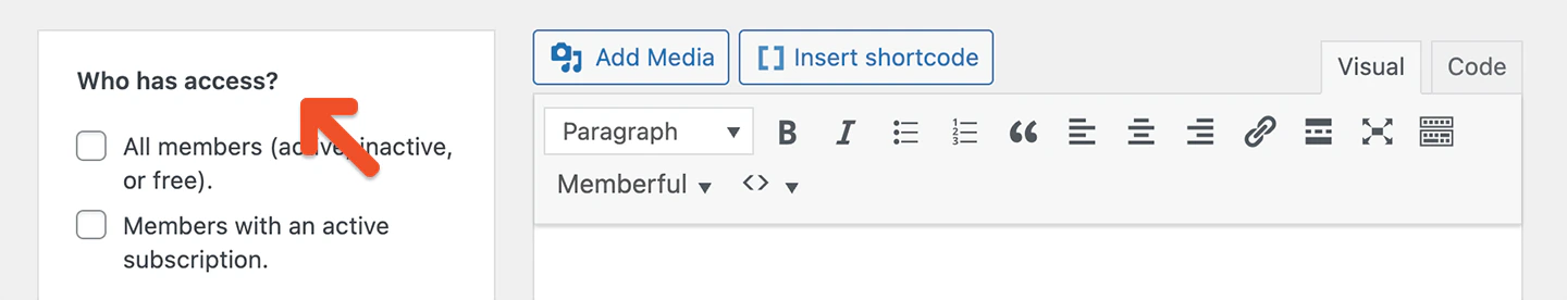 Select your audience