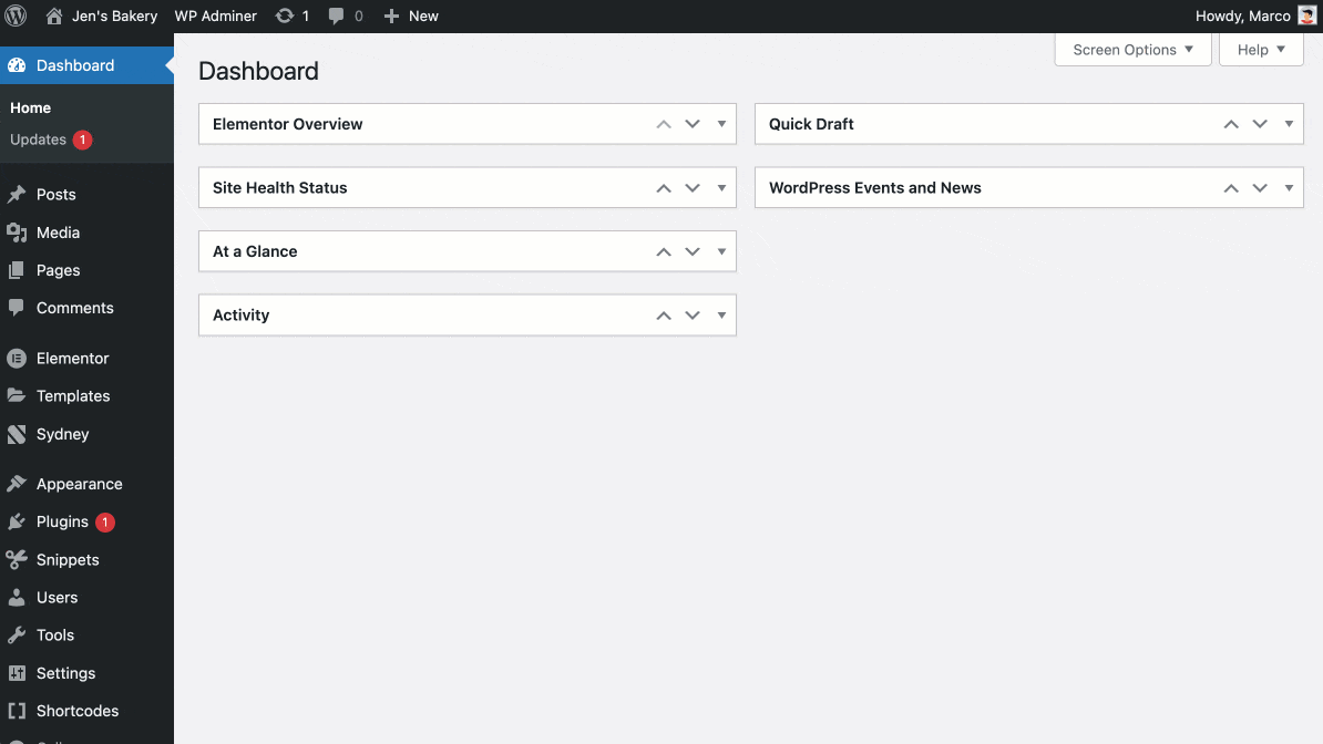 WordPress plugin install