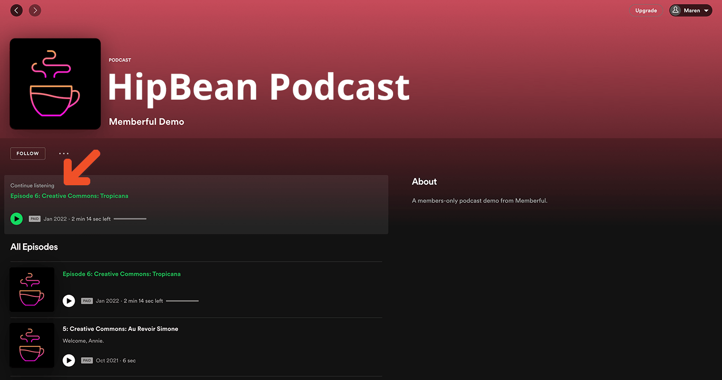 Subscribe to podcast6