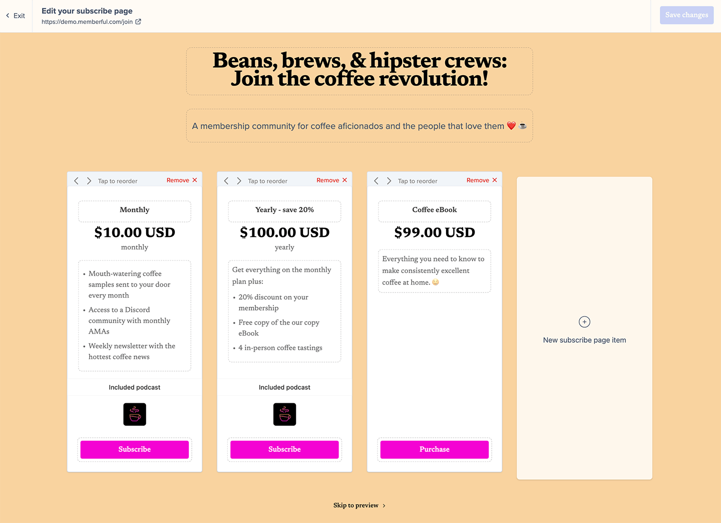 Customize branding