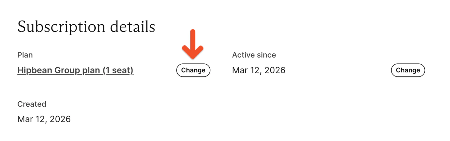 Change the managers's plan