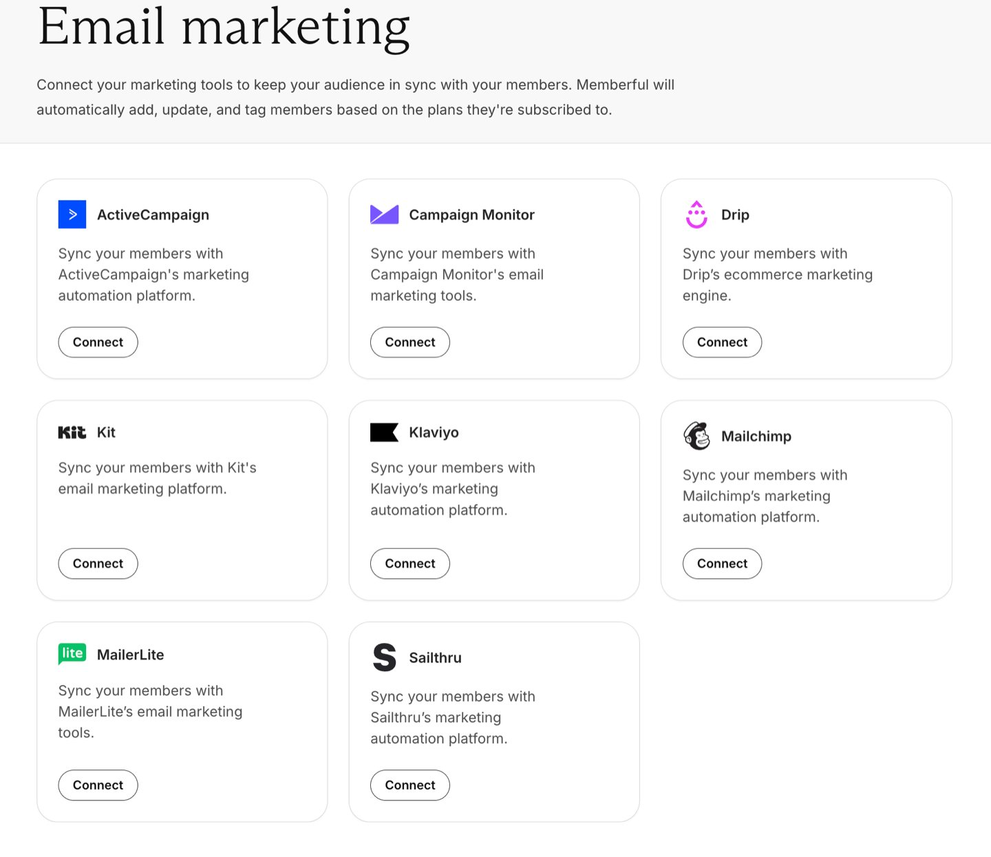 Email marketing