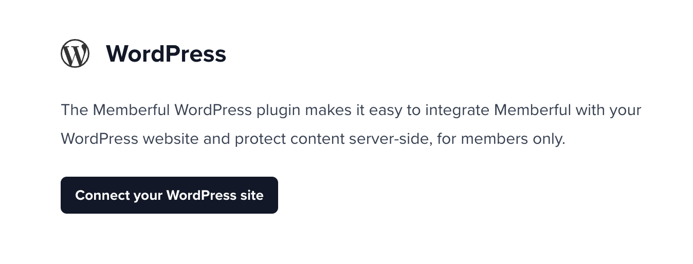Connect WordPress