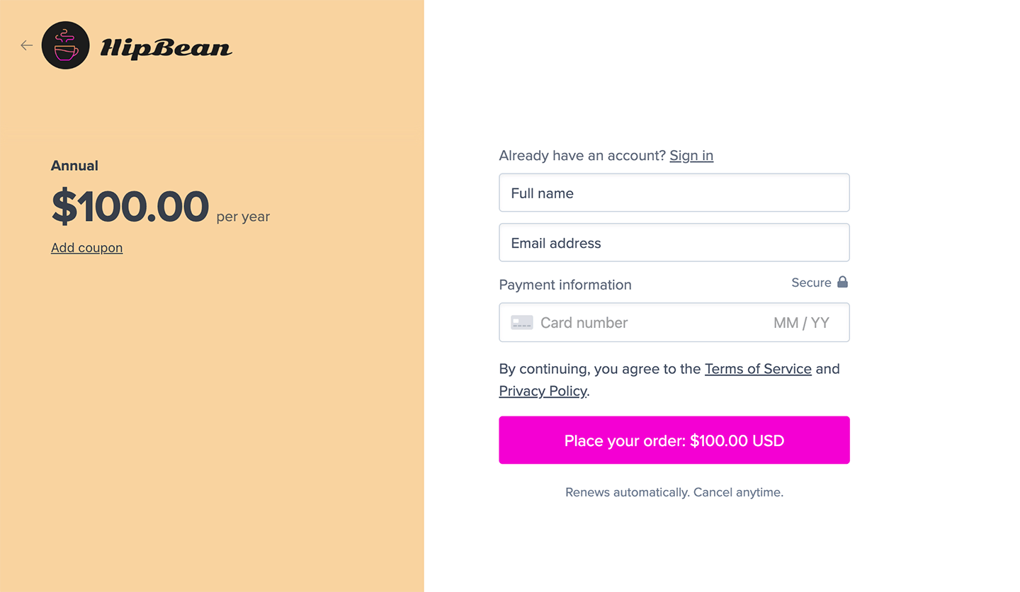 Memberful standalone
form