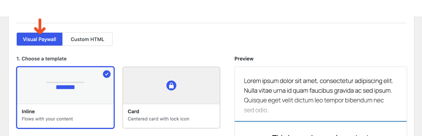 Visual Paywall