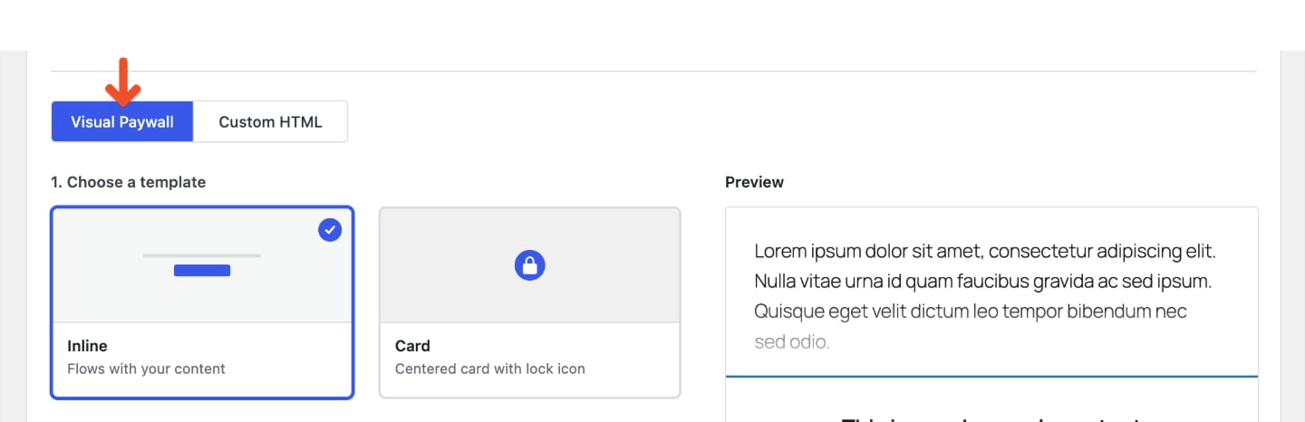 Visual Paywall