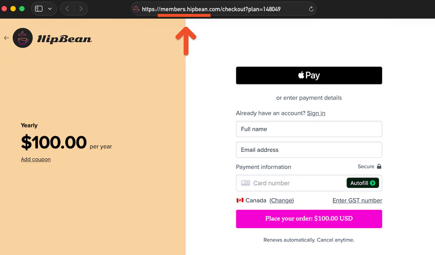 Custom domain settings in Memberful
