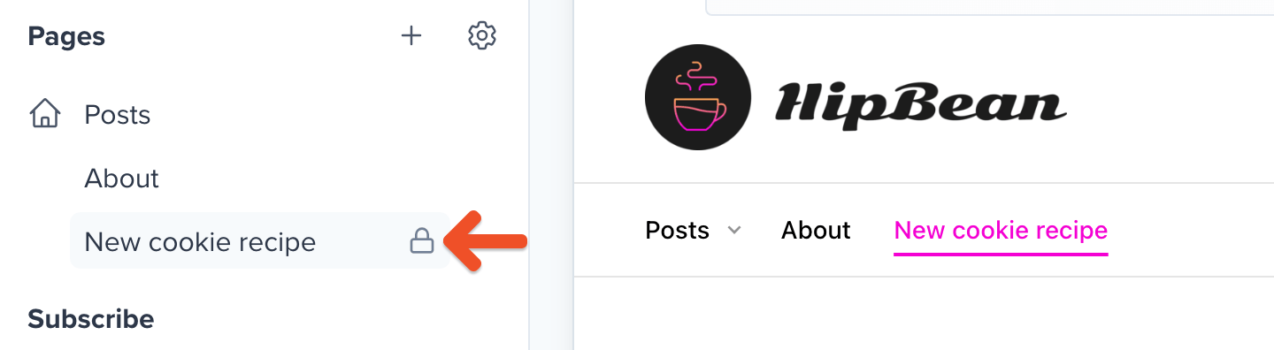 Check page permissions