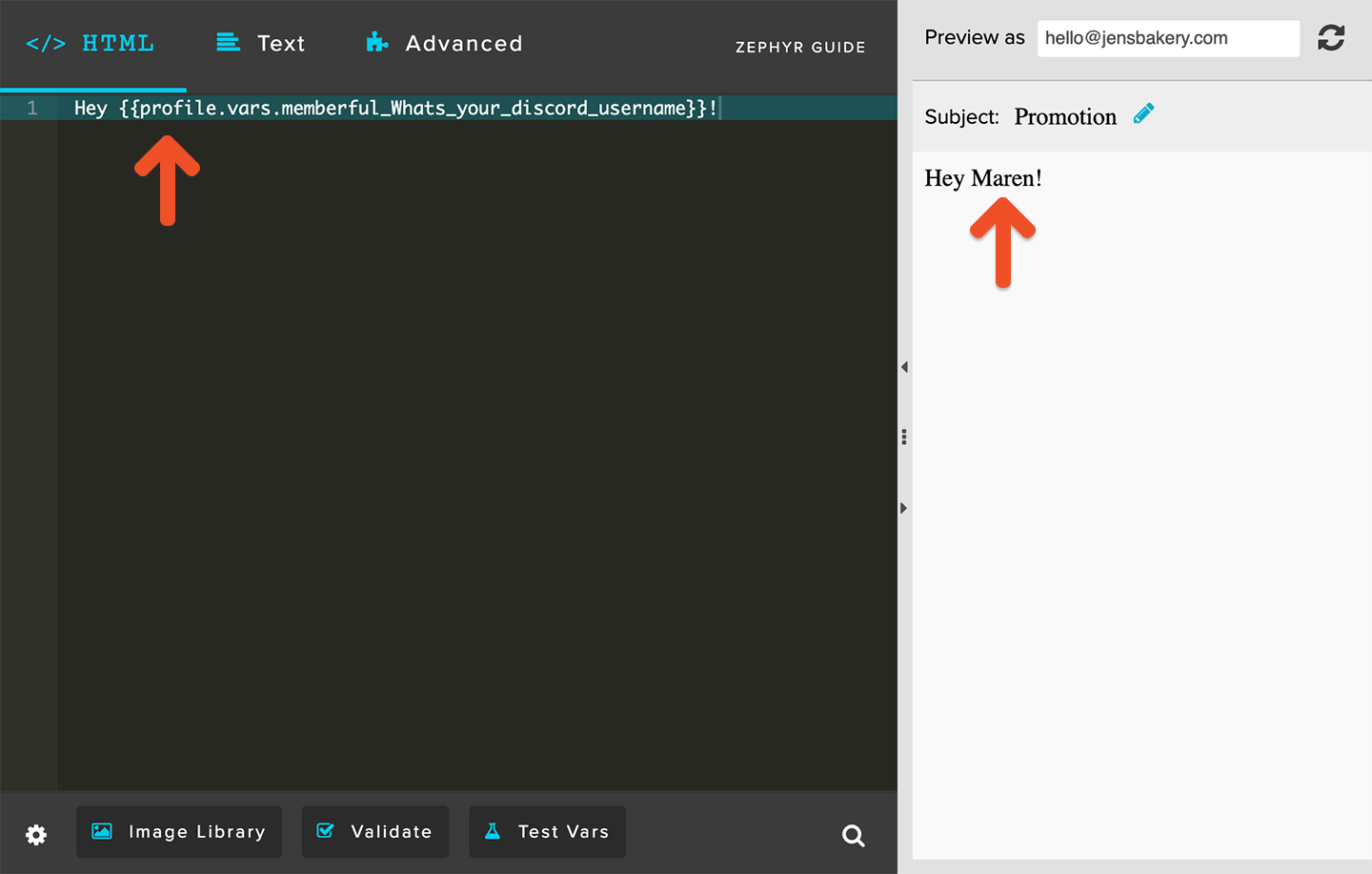 Personalize with custom fields