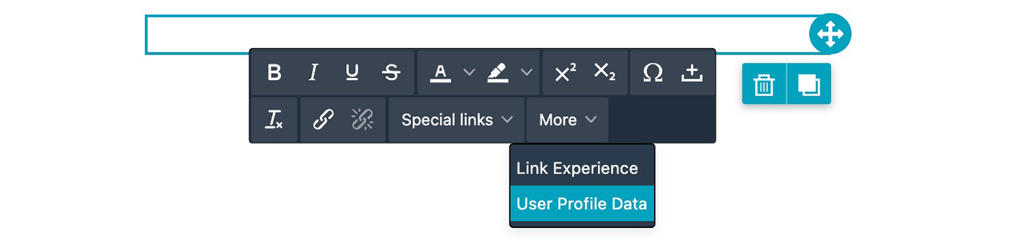 User Profile Data personalization