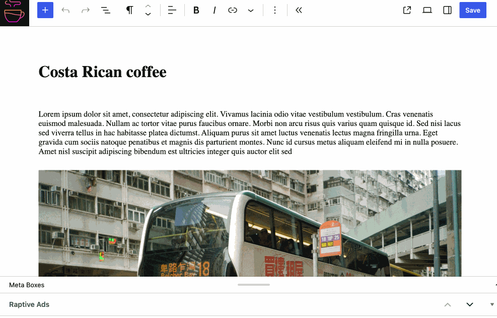 Paywall divider block