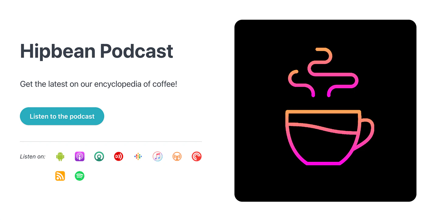 Podcast banner block