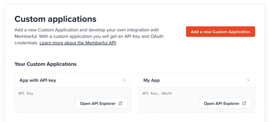 Create an API Key