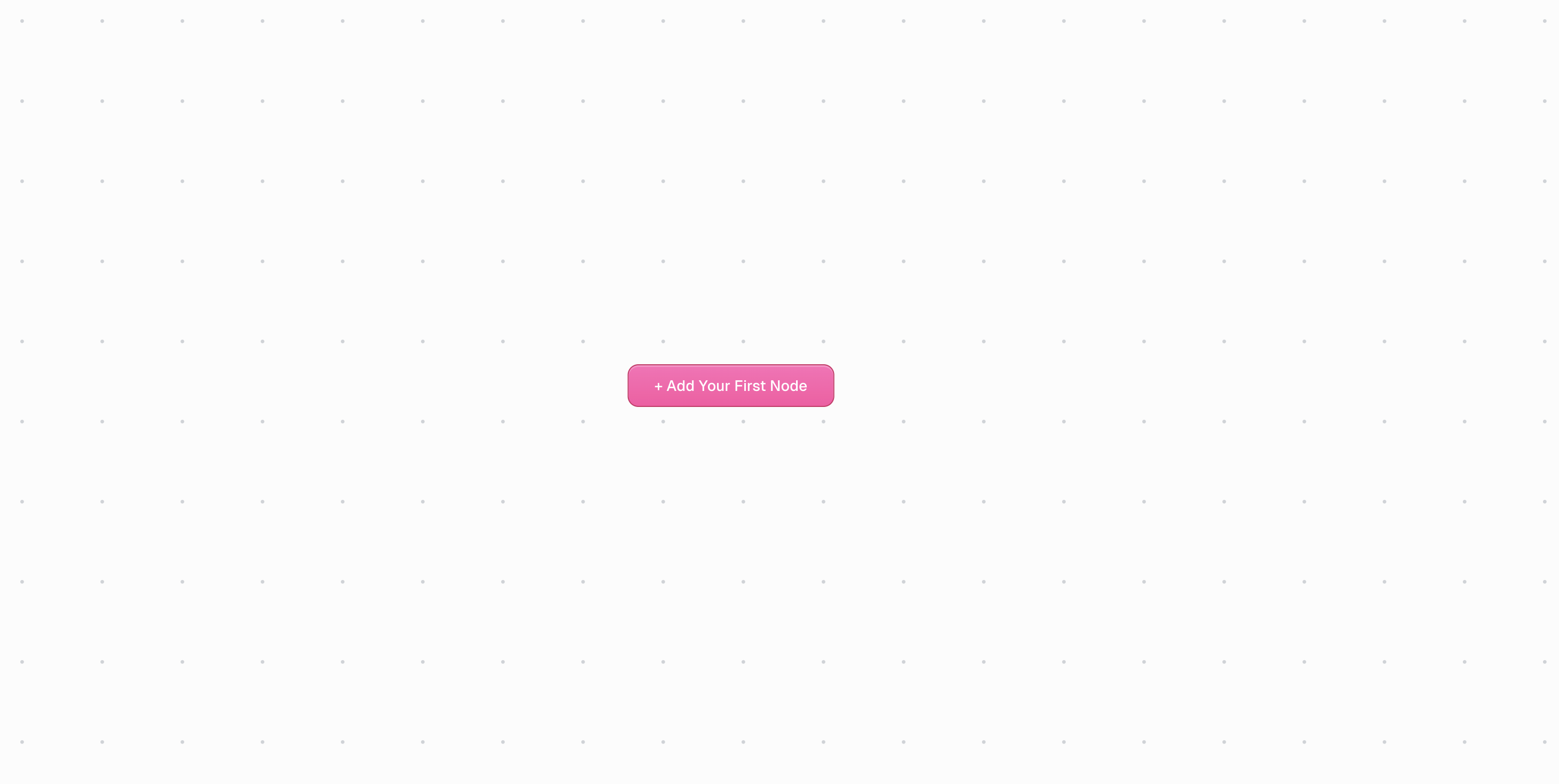 Gumloop workflow builder showing add first node option