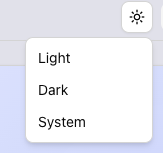 Screen Settings Panel