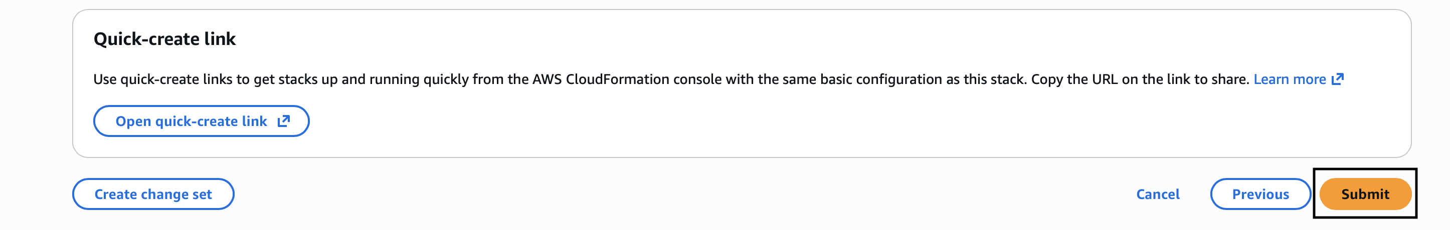 AWS Review and Create