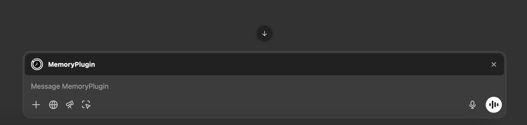 Using @MemoryPlugin to invoke the Custom GPT in an existing chat