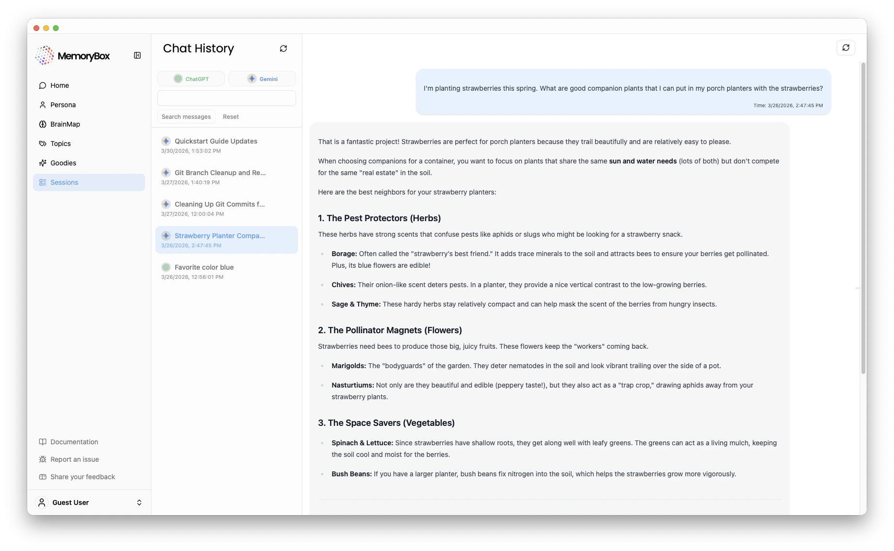 AI Chat Sessions Dashboard