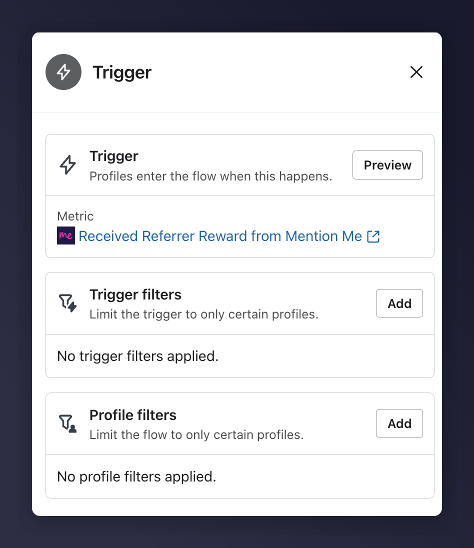 Klaviyo share again reminder flow overview