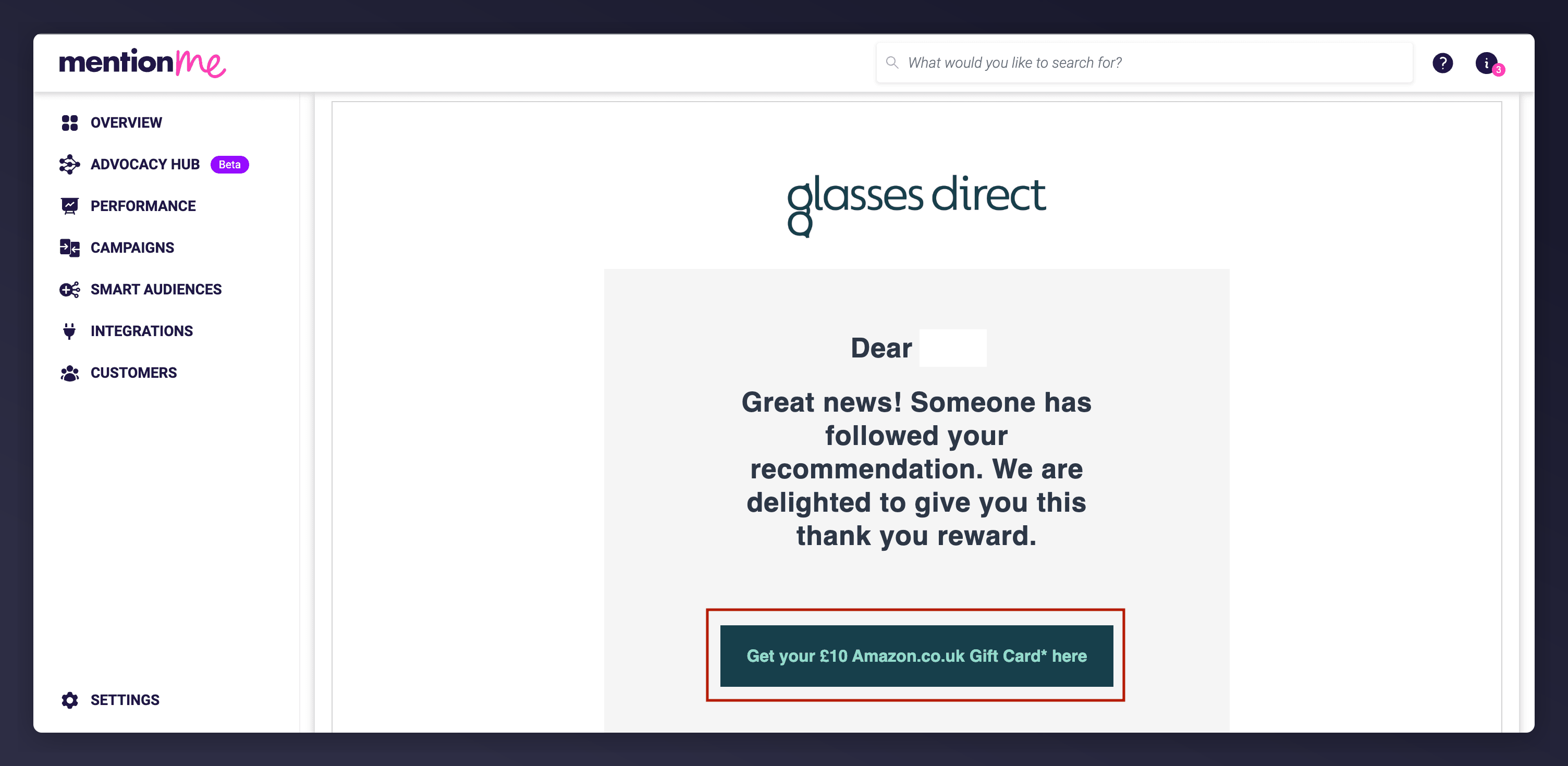 Another example of claim CTA location