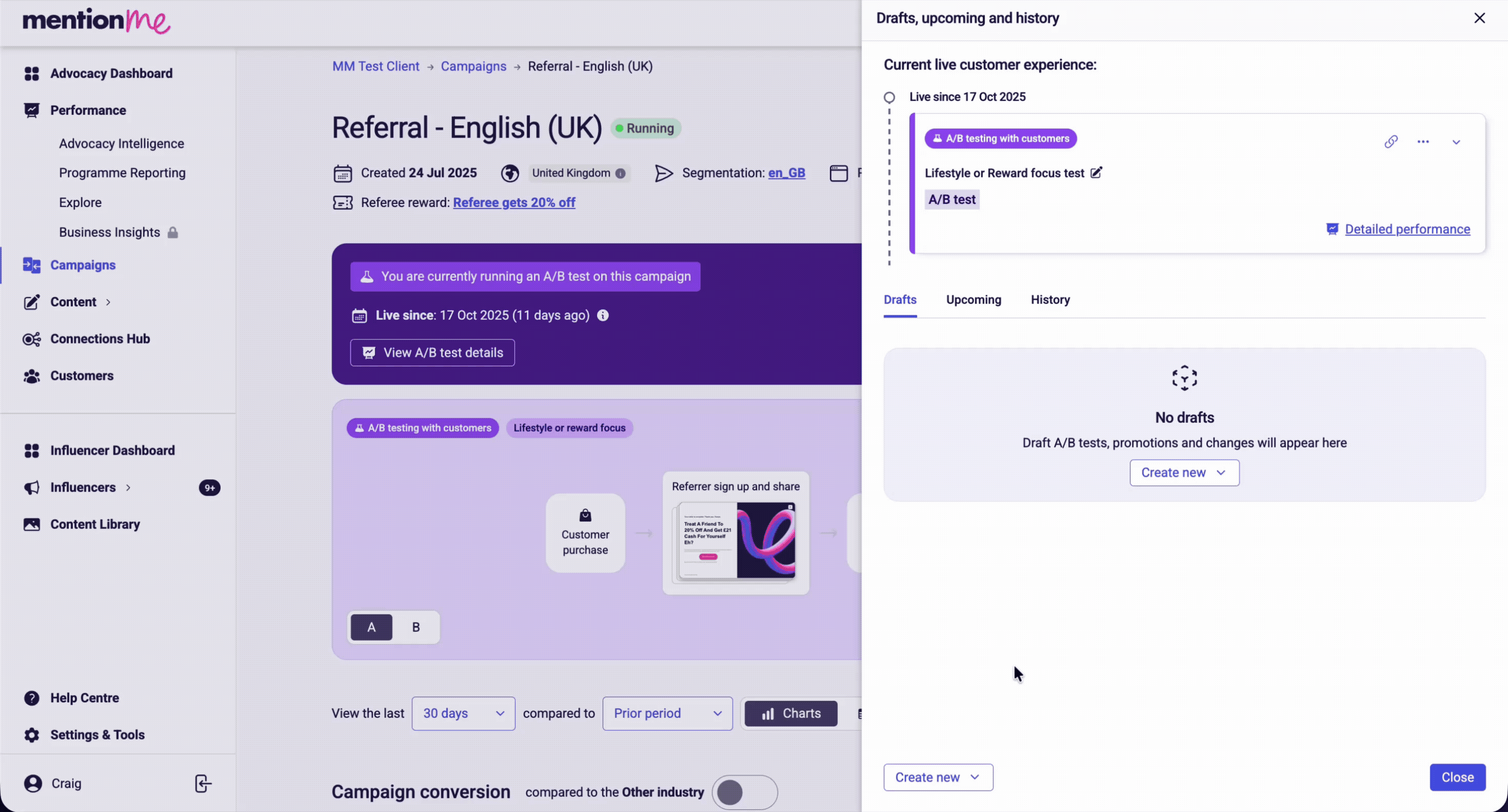 Creating a brand new single experience with reward setup