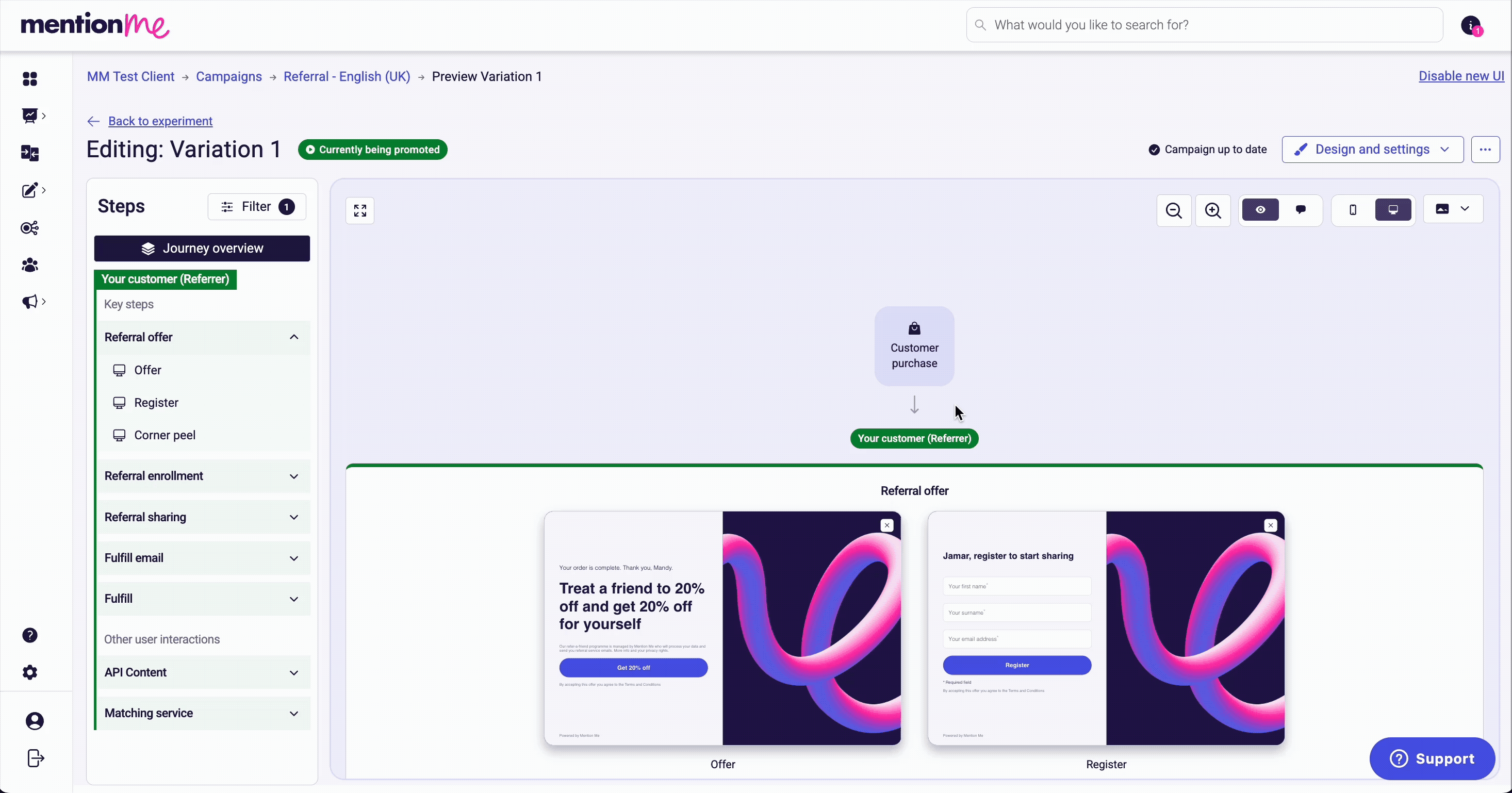 Mobile and desktop view toggle, comments, and editing tools