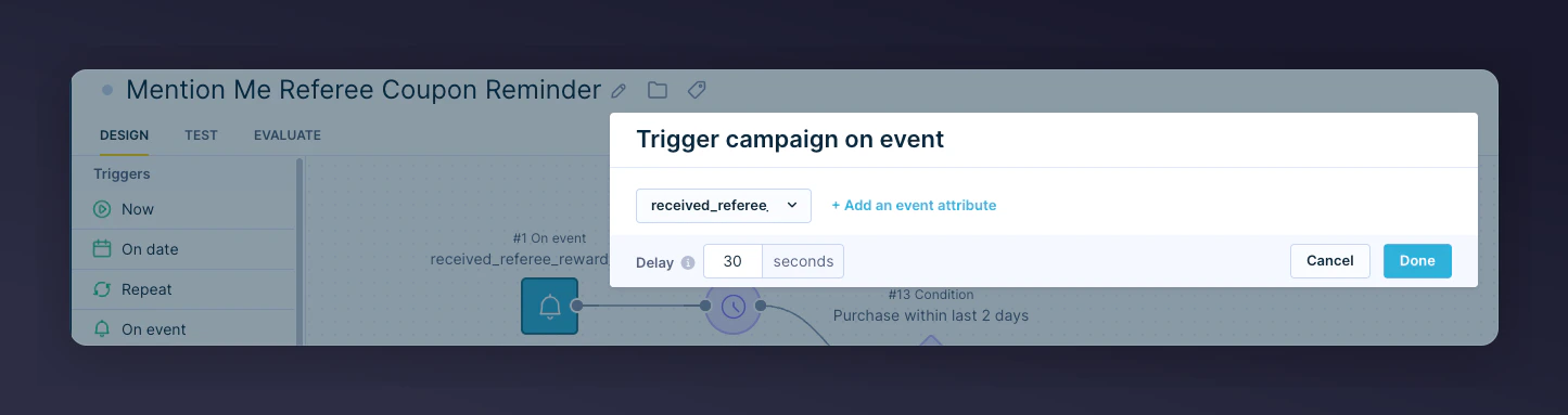 On Event trigger with received_a_referee_reward
