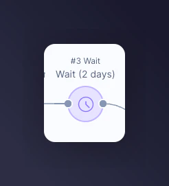 Wait period configuration between referee emails