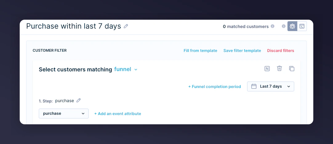 Conditional split for referrer purchase checking