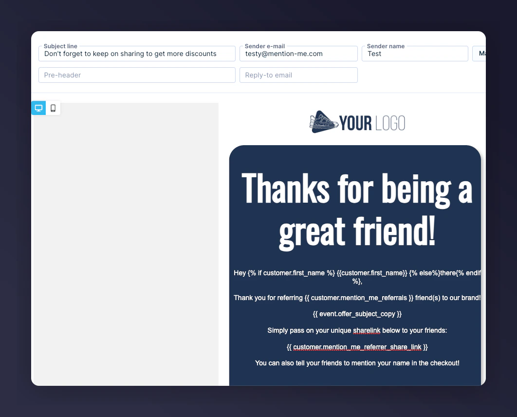 Share again reminder email 2 preview